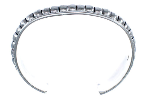 Native American Authentic Sterling Silver Cuff Bracelet JX123217